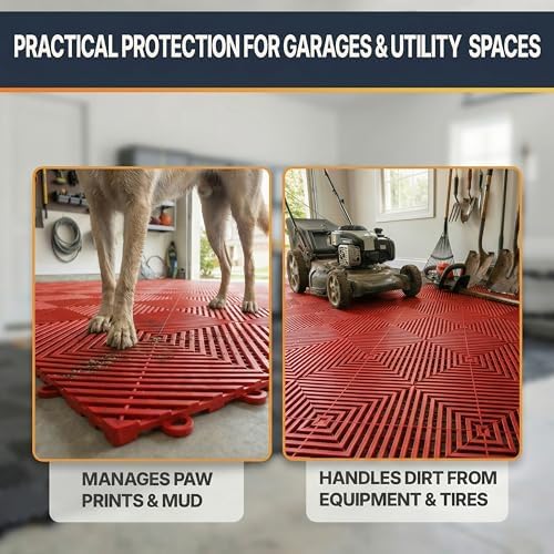 Nitro Tiles Vented by FlooringInc 12" x 12" Interlocking Garage Floor Tiles - Image 6