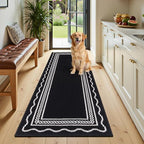 Ileading Hallway Runner Rug 2x6ft Kitchen Floor Mat Modern Geometric Non Slip by Ileading