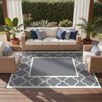 GENIMO Outdoor Rug, Waterproof Plastic Rugs - Image 5