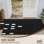 Absorbent Dog Door Mat for Muddy Paws, Trap Dirt Front Door Mat Indoor Entrance - Image 2