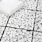 4PCS Natural Stone Interlocking Deck Tiles, Outdoor & Indoor Flooring Decking - Image 6