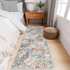 Lahome Moroccan Hallway Runner Rug, 2x6 Kitchen Runner Rugs Washable - Image 4