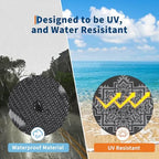9x12 Outdoor Rug Waterproof Foldable Plastic Straw Carpet - Image 6