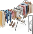 APEXCHASER Clothes Drying Rack, 67.7" L Height Adjustable by APEXCHASER