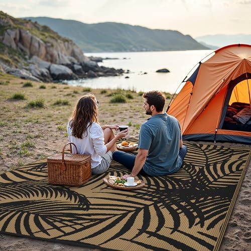 GENIMO Outdoor Rug, Waterproof Plastic Rugs - Image 4