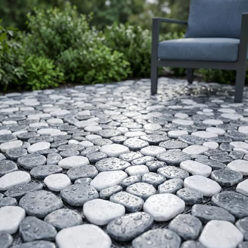 4 Pcs Interlocking Natural Deck Tiles 11.8" x 11.8" - Image 3