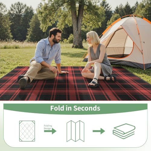 GENIMO Outdoor Rug, Waterproof Plastic Rugs - Image 7