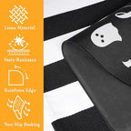 Halloween Door Mat Set, Ghost Welcome Rug - Image 3