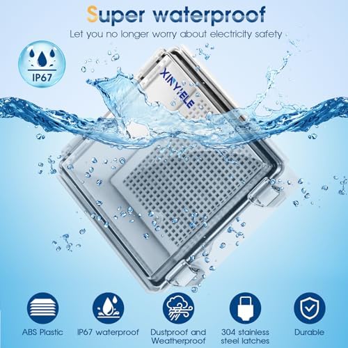 Waterproof Outdoor Project ABS Plastic Junction Box IP67 Weatherproof Dustproof - Image 2