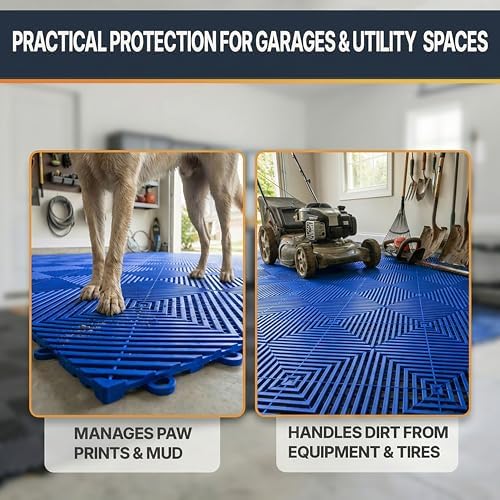 Nitro Tiles Vented by FlooringInc 12" x 12" Interlocking Garage Floor Tiles - Image 6