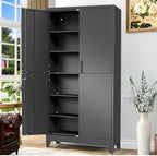 GAIOUS 79" Tall Metal Storage Cabinet by GAIOUS