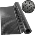 4' x 10' Feet Non-Slip Garage Floor Mat, 1-Piece Durable Rubber Flooring Roll by OranLite