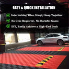Interlocking Garage Floor Tiles, Rigid Drainage Mat - Image 4