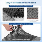 Jocoevol 36-Pcs Interlocking Tile, Indoor/Outdoor Drainage Interlocking Floor - Image 4