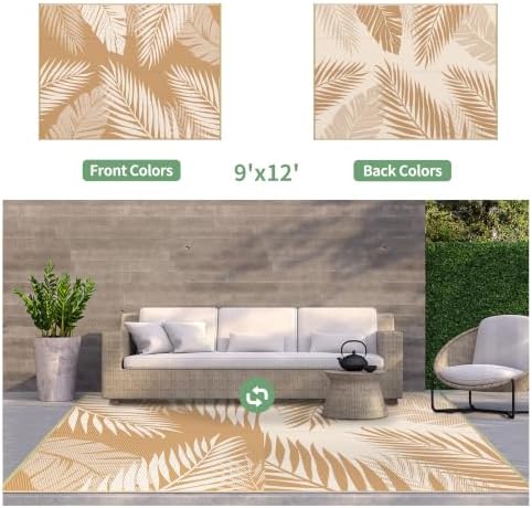 GENIMO Outdoor Rug, Waterproof Plastic Rugs - Image 2