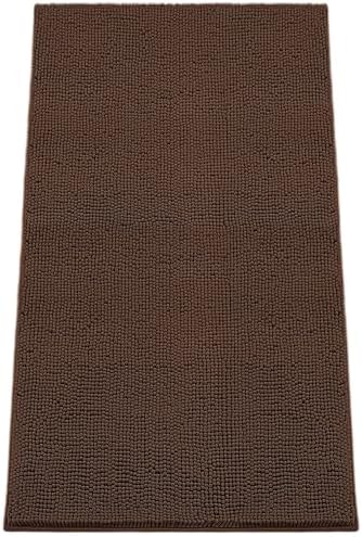 Absorbent Dog Door Mat for Muddy Paws, Trap Dirt Front Door Mat Indoor Entrance by HOMEK
