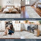 Runner Rug 2x8 Washable Hallway: Non Slip Kitchen Runners - Image 4
