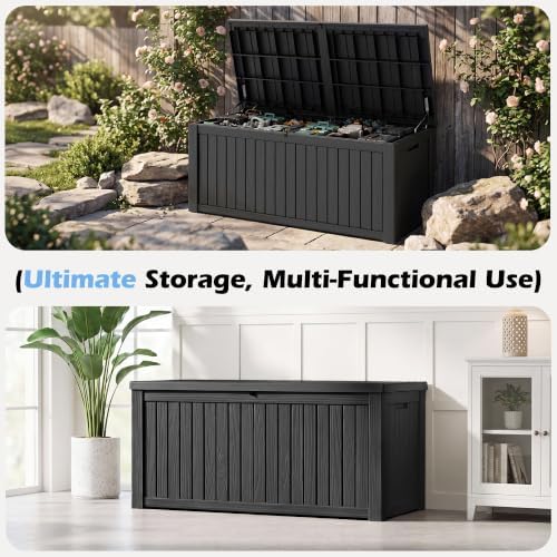 Outdoor Storage Box Waterproof, 220 Gallon Deck Box - Image 6