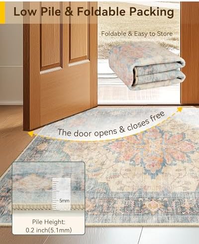 RELEANY Washable Area Rug - Image 3