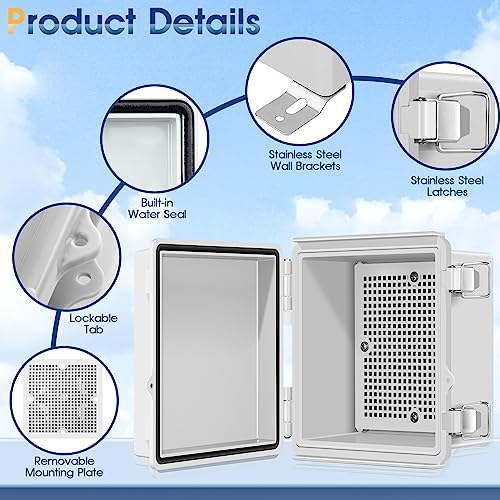 Waterproof Outdoor Project ABS Plastic Junction Box IP67 Weatherproof Dustproof - Image 3