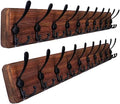 SKOLOO Rustic Coat Rack Wall Mount, 10 Hooks, 38.6'' Long by SKOLOO