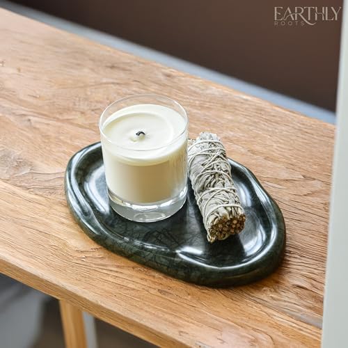 Natural Marble Trinket Tray – 9"x6" Cloud Shaped Decorative Dish - Image 5