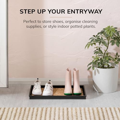 Anji Mountain Heavy Duty Waterproof Rubber Shoe Storage Mat Organizer/Boot - Image 2