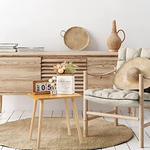 FORAOFUR Short Side Table for Living Room, Mini End Table for Small Spacex2 - Image 2