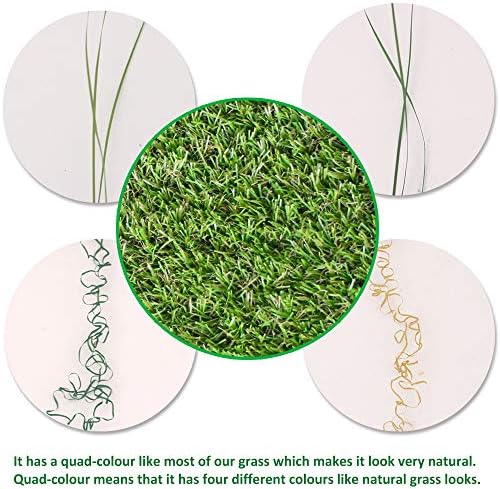 Artificial Grass Fake Grass Lawn Turf 13 ft x 85 ft, GL Realistic Synthetic Pet - Image 3