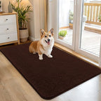OLANLY Dog Door Mat for Muddy Paws 45x27, Super Absorbent Chenille Mud Mat by OLANLY