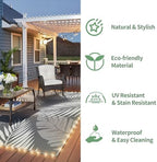 GENIMO Outdoor Rug, Waterproof Plastic Rugs - Image 5