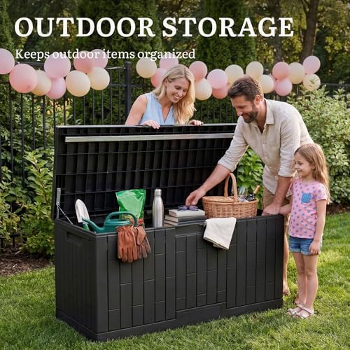 YITAHOME 120 Gallon Outdoor Storage Deck Box - Image 4