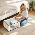 Fab totes 35L Closet Organizers, Foldable Under Bed Storage Containers - Image 5
