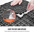 VEVOR Interlocking Tile 50PCS Black, Drainage Tiles 12" x 12" Splicing - Image 5