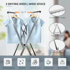 95" Clothes Drying Rack, Laundry Drying Rack Clothing - Image 2