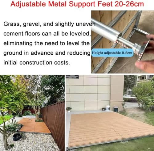 Raised Deck Platform Adjustable Outdoor Modular Decking - Image 7