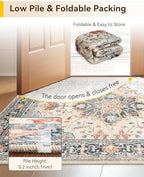 RELEANY Washable Area Rug, Runner 3'x7' - Image 6