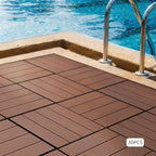 Interlocking Deck Tiles 30 Pack, 11.8" x 11.8" Floors Tiles - Image 3