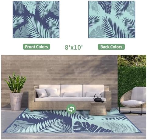 GENIMO Outdoor Rug, Waterproof Plastic Rugs - Image 2