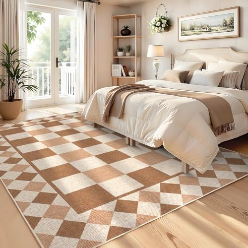GarveeHome Easy Jute Area Rug 5x7 Washable Rugs - Image 3
