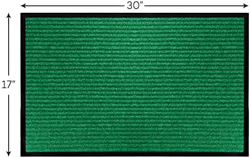 LuxUrux Striped Green Door Mat 2-Pack - Image 2