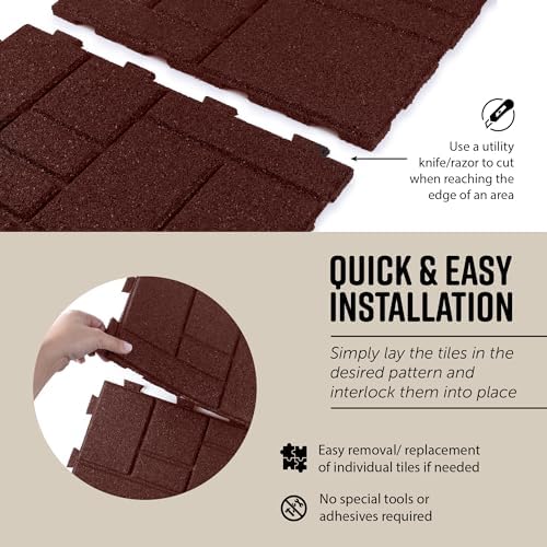 Playsafer Squarescape Rubber Interlocking Tile - Image 7