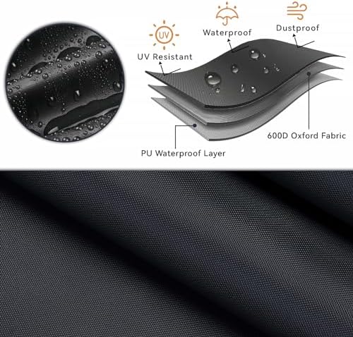 Waterproof Outdoor Bar Height Table Cover - Image 2