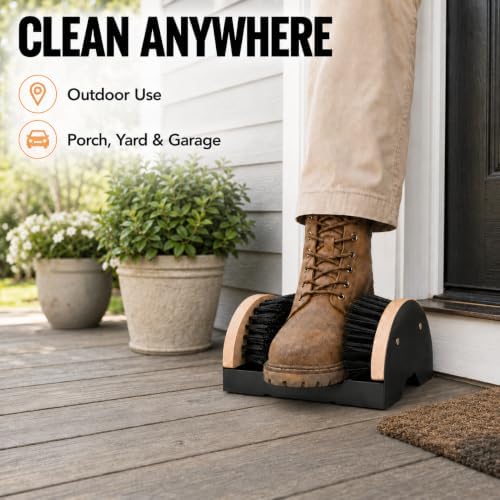 Cadillac Boot Scrubber Shoe Brush, Mountable Boot Cleaner - Image 5