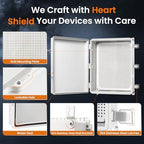 QILIPSU Waterproof Junction Box IP67 Outdoor Plastic Electrical Project - Image 3