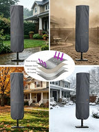 Patio Umbrella Cover for 7'-11' Umbrellas Or 15' Double-Sided Umbrellas - Image 6