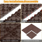 Plastic Interlocking Patio Deck Tiles - Image 4