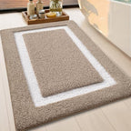 Color&Geometry Extra Soft Bathroom Rugs 30x20, Absorbent Microfiber Bath Rug - Image 2
