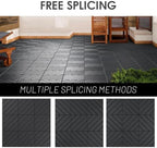 Patio Deck Tiles 12‘’x12'' Waterproof and Non-Slip Interlocking Deck Tiles - Image 4