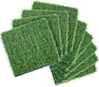 9Pack Fake Grass Turf Tiles 12"x12" Pet Turf by HOENLE